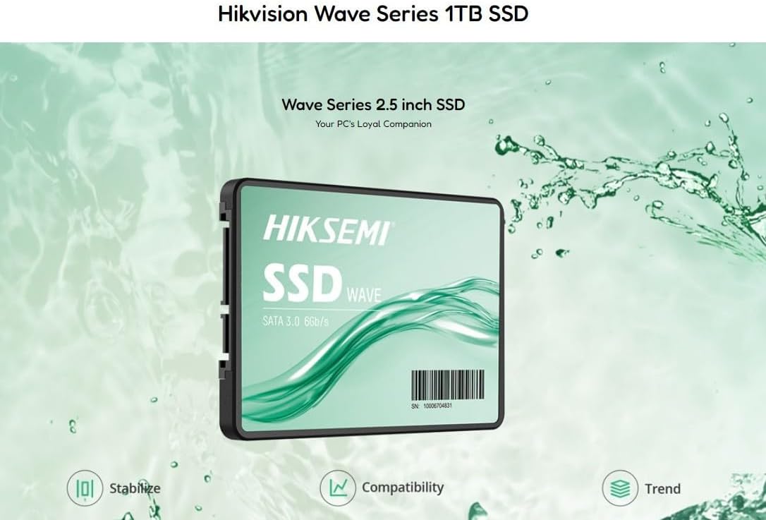 Hiksemi Sata SSD 2.5 inch Wave 512GB Hiksemi Sata SSD 2.5 inch Wave 512GB